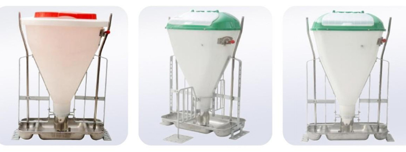 pig equipment Pig Feeder Plastic Wet-dry Feeder