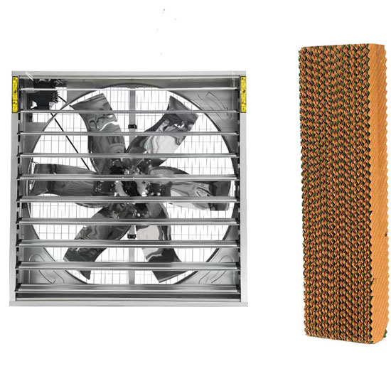 poultry farming Equipment Fan And Cooling Pad