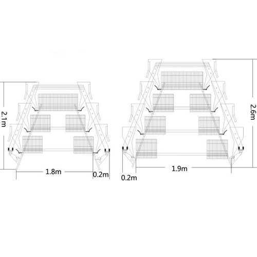 poultry farming Equipment Layer cages A-TYPE